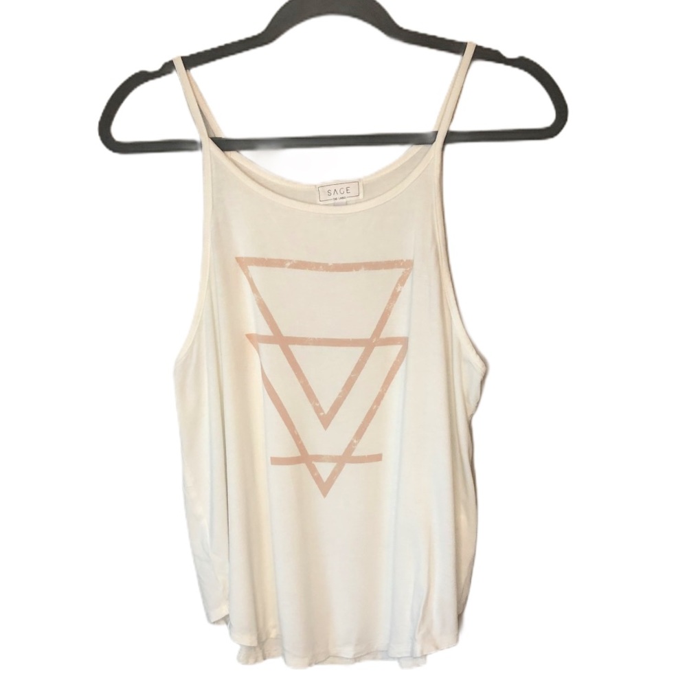Sage the label tank top graphic
